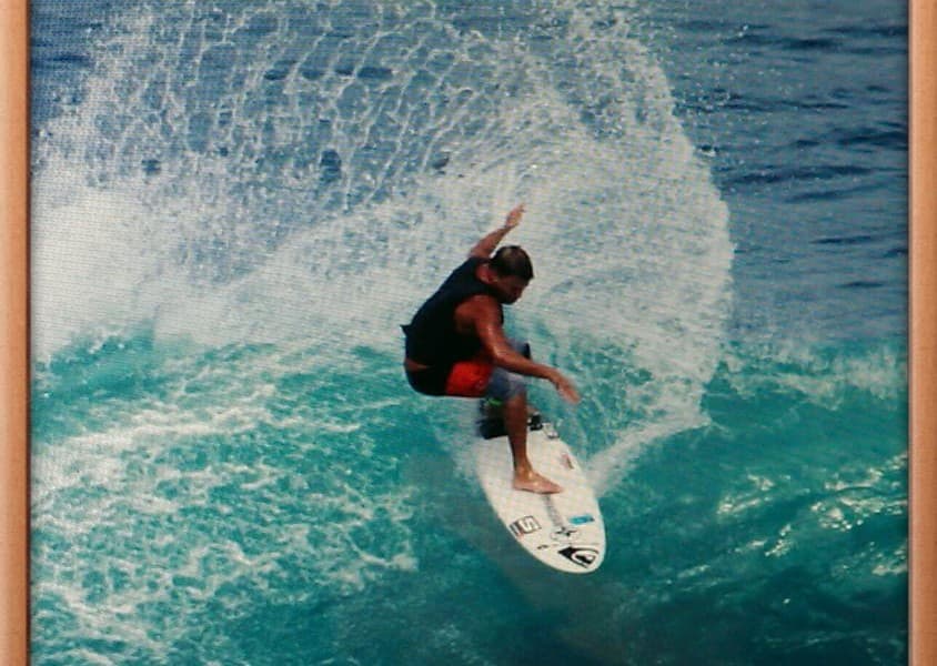 Ryan Ragan surfing