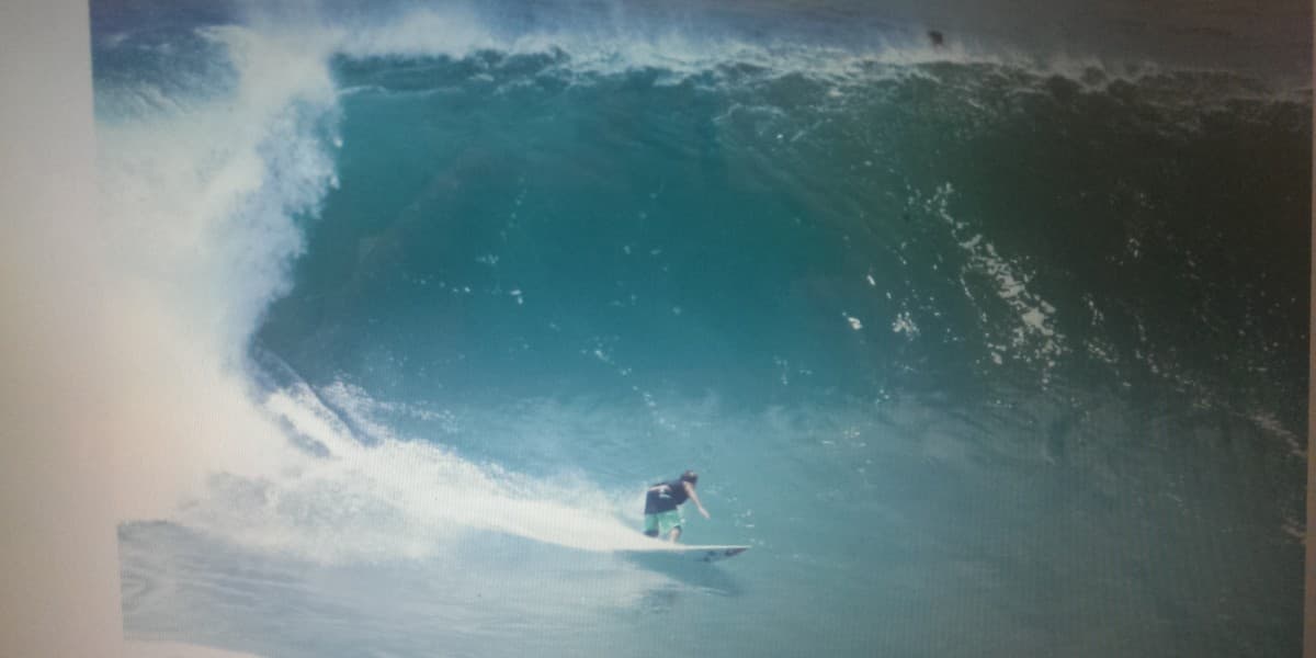 Ryan Ragan surfing