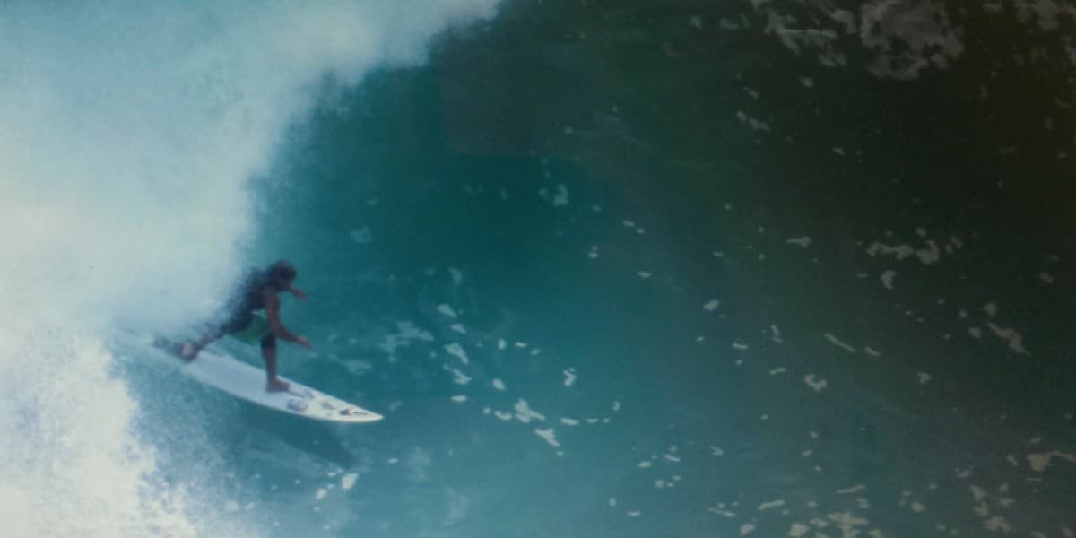 Ryan Ragan surfing